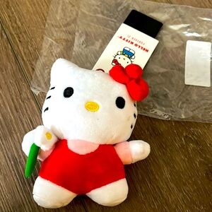 NIP! Hello Kitty plush keychain